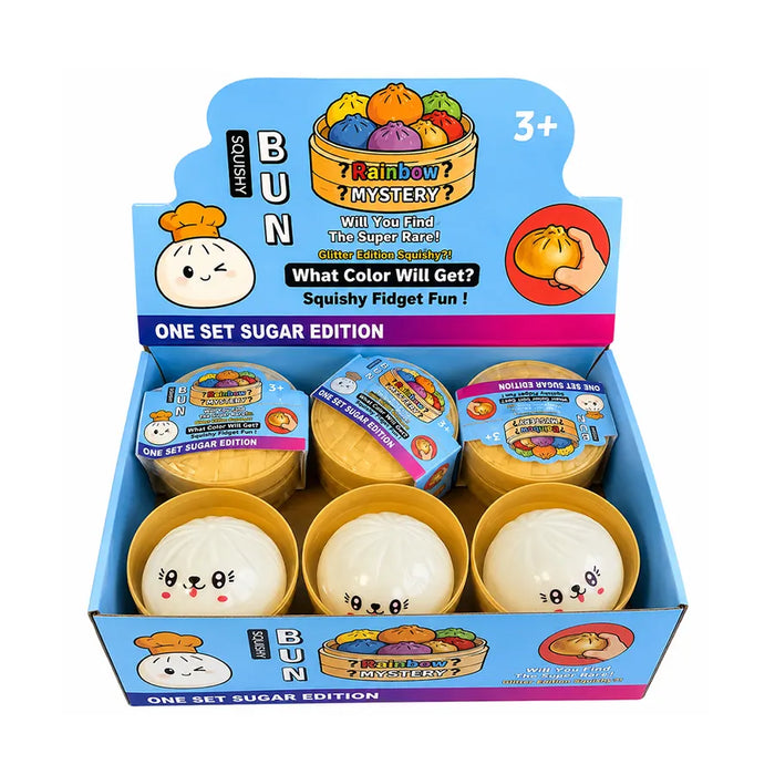 Dumpling Medium Squishy, Printed Face — Case of 12